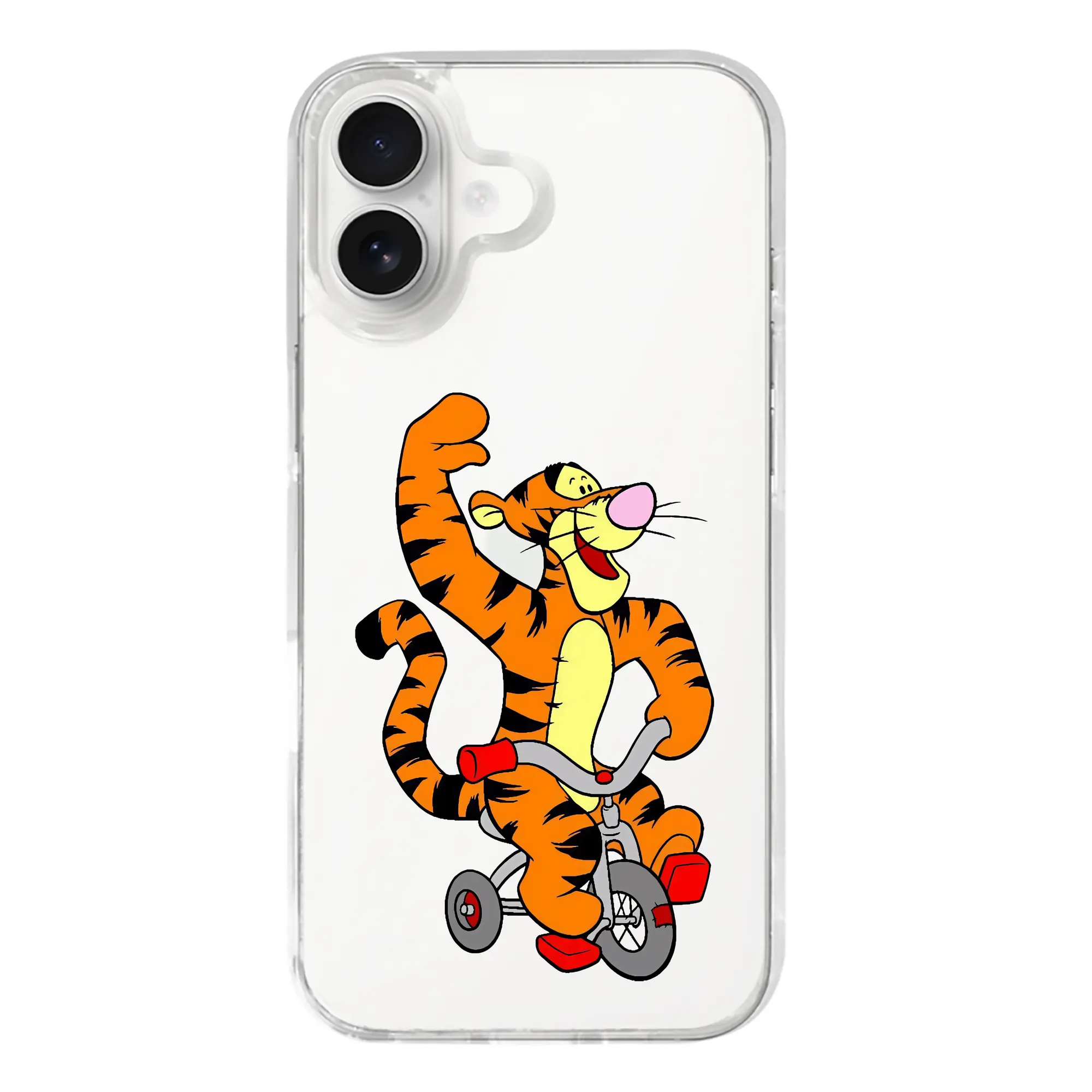 プーさん グッズ ティガー - iPhone 17シリーズ 透明スマホケース – 薄型・耐衝撃・精密フィット保護カバー